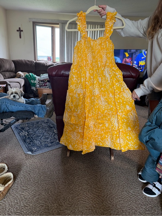 torrid Dresses & Skirts - torrid Yellow Floral Midi Sundress